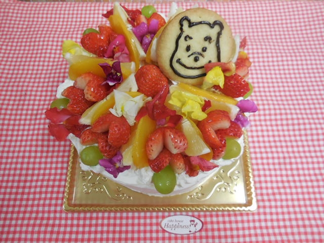 卵未使用でデコレーションケーキお作りいたします♪(*^_^*)